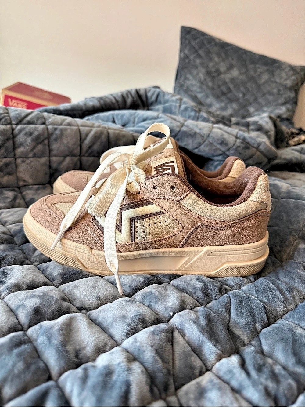 Vans Women's Sneakers US 7 Brown & White